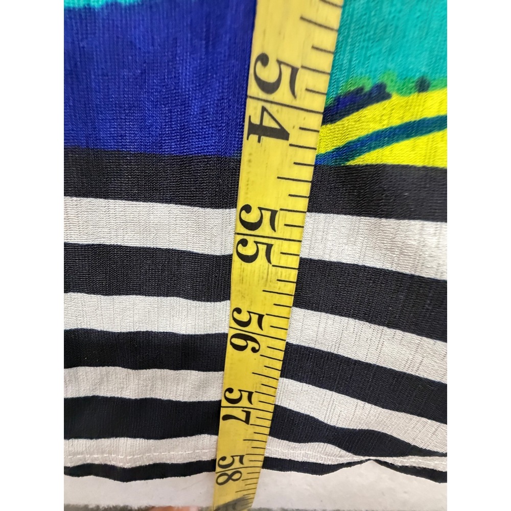 NWT Fashion Nova Brunch All Day Sun Maxi Dress Turquoise Vacation Resort S - Picture 7 of 8